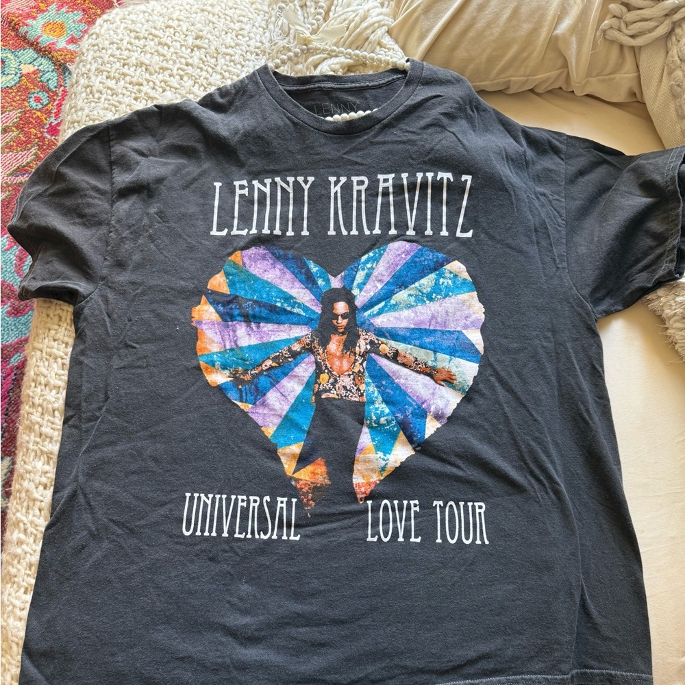Lenny Kravitz Universal Love Tour Black T-Shirt